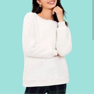 LOFT Sherpa pullover sweater